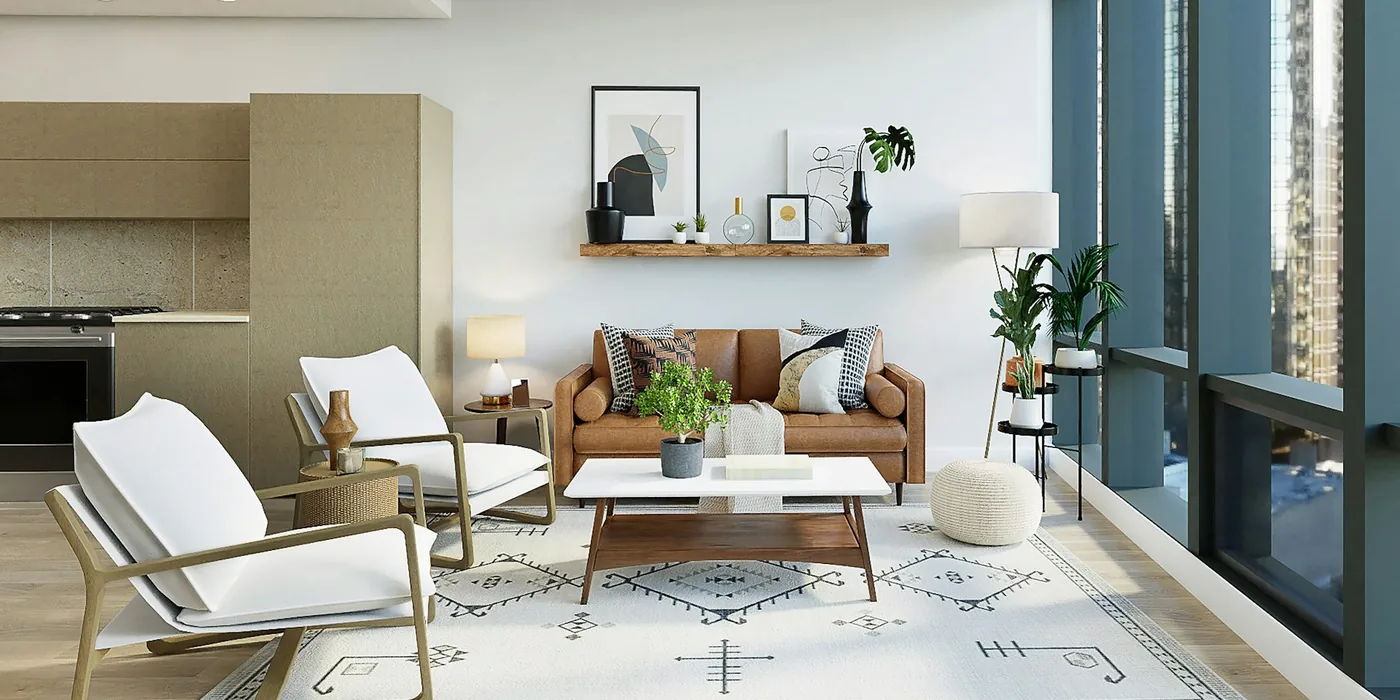 Apartamento mobiliado