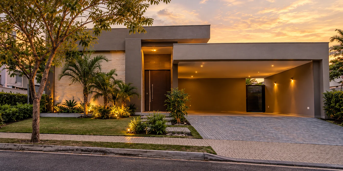 Casa térrea moderna em condomínio